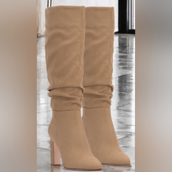 Jessica Simpson Shoes - Jessica Simpson 'Minerva' Tall Kneehigh Suede Boot In Mink Size 8